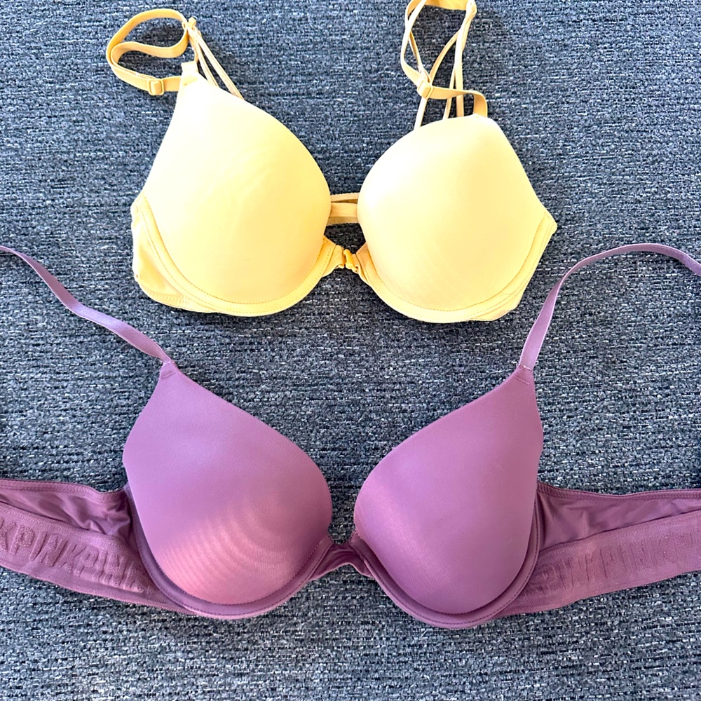 Victoria secret pink bras